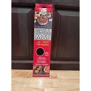 Barbeque Quality Grill Mat - Non-Stick, Reusable, 13 x 16 Inches